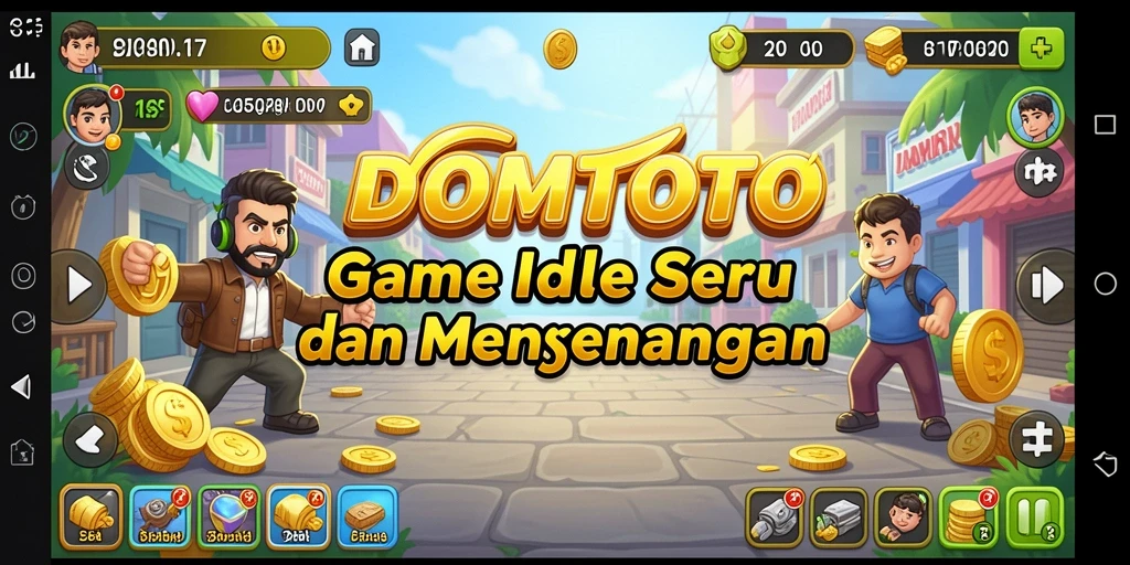 Tampilan gameplay <strong>DOMTOTO</strong> yang mendebarkan dan interaktif.
