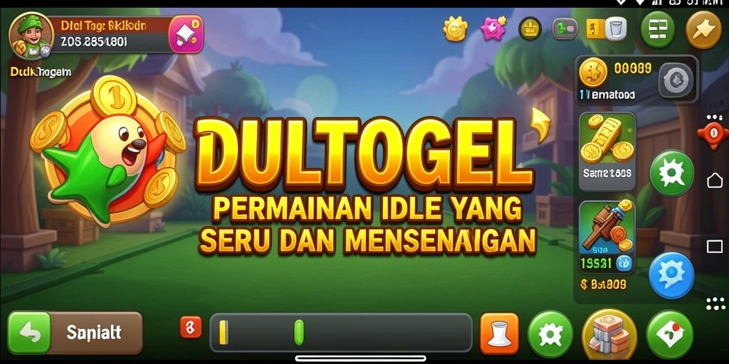 Tampilan gameplay DULTOGEL yang menarik dan menawan.