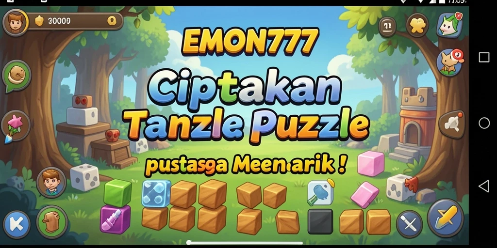 Tampilan Gameplay Puzzle Seru di EMON777.