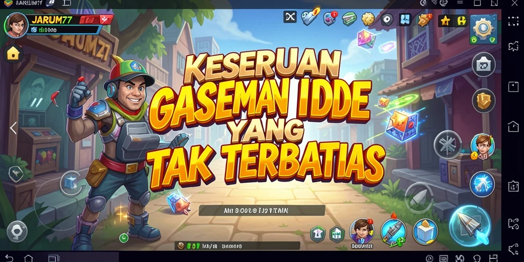 Tangkapan layar JARUM77 menampilkan gameplay Idle yang mengasyikkan.