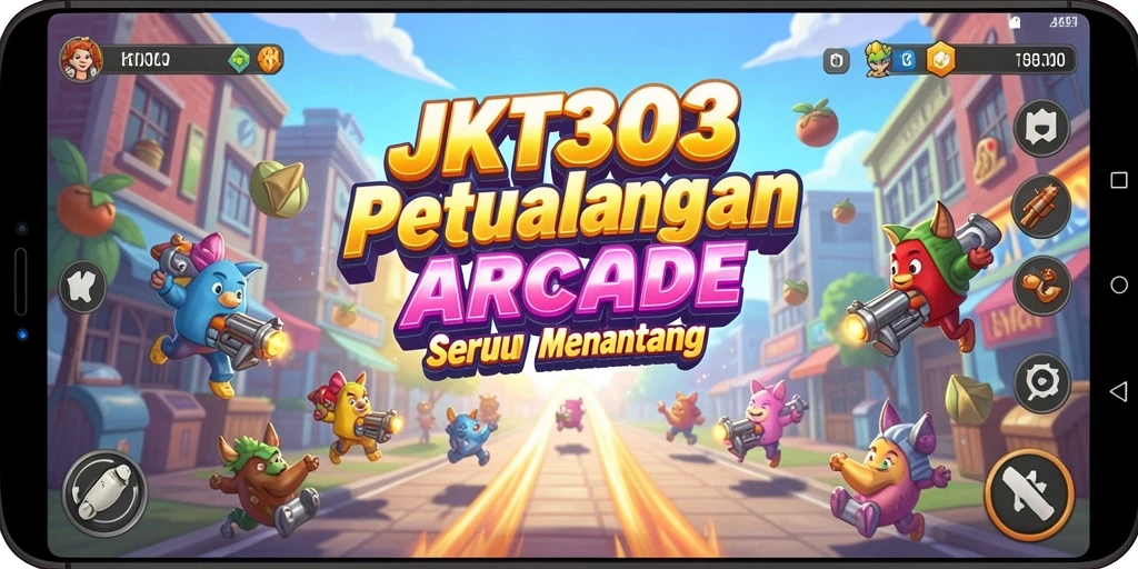 Screenshot JKT303 menampilkan momen seru dalam gameplay Arcade.