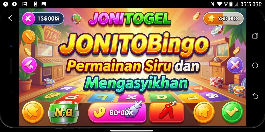 Tampilan gameplay Bingo yang mengasyikkan di JONITOGEL.