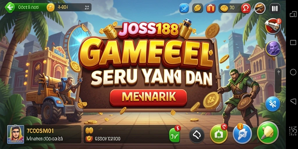 Tampilan gameplay JOSS188 yang menarik pada saat pengelolaan bisnis.