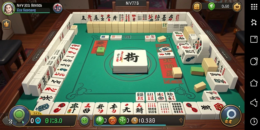 Tampilan gameplay NV77 yang penuh warna dan seru.