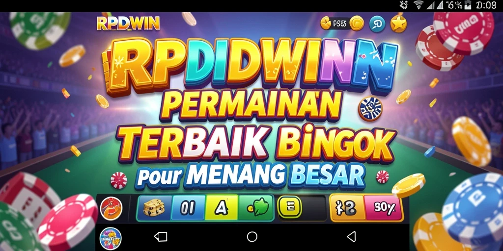 Tampilan gameplay RPIDWIN yang menegangkan dan seru dalam permainan Bingo.