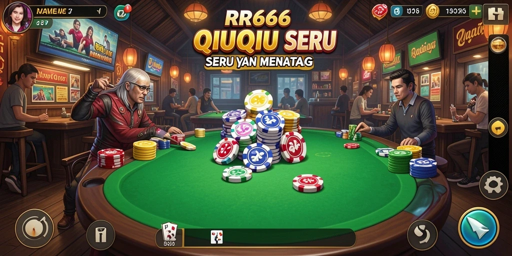 Tampilan seru gameplay QiuQiu di RR666.