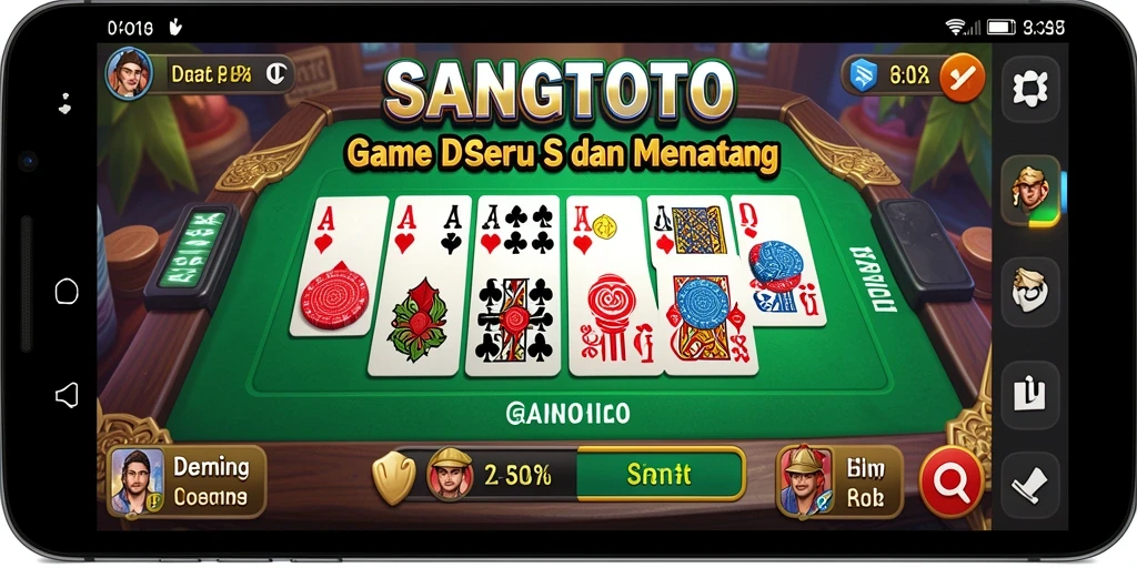 Tangkapan layar SANGTOTO menampilkan gameplay menarik dari permainan Domino.