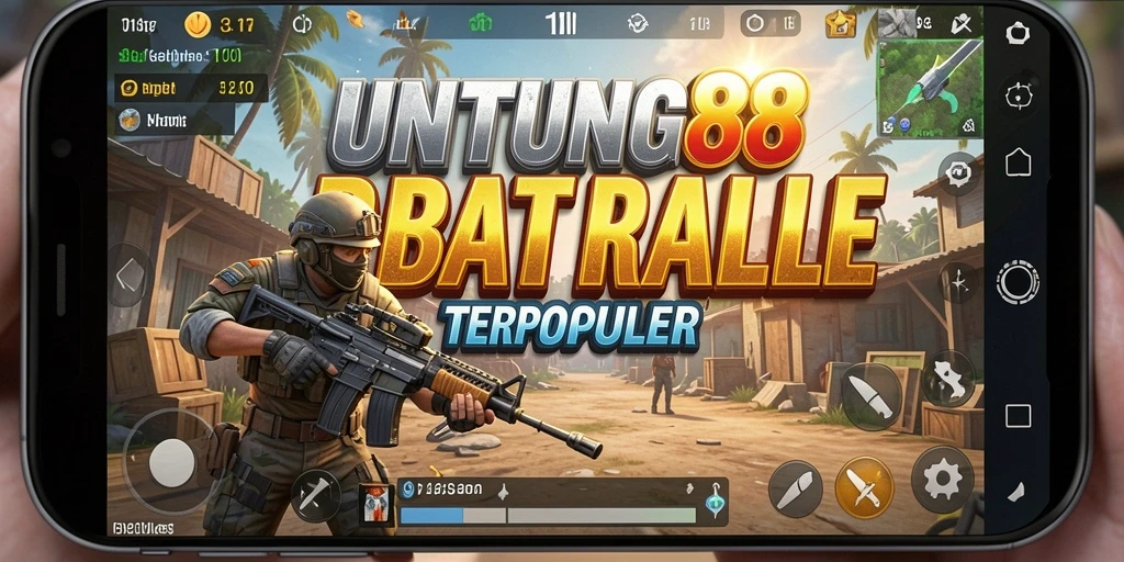 Gameplay intens dan seru di UNTUNG88 Battle Royale.