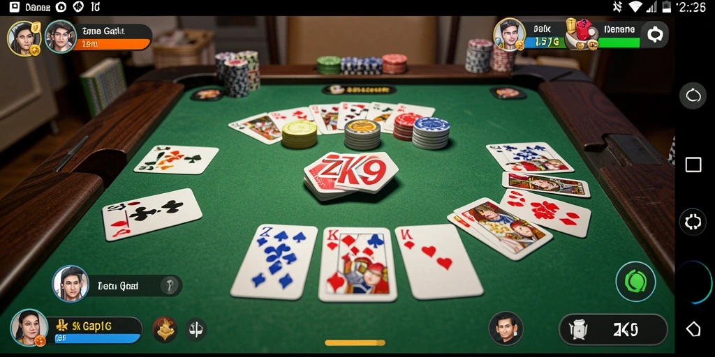 Gameplay seru ZK9 yang mempertemukan pemain Gaple.